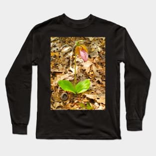 Pink Lady Slippers Long Sleeve T-Shirt